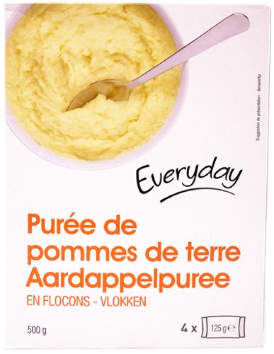 PUREE POMME TERRE FLO. 4X125G EVER