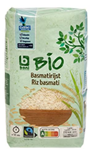 RIZ BASMATI 1KG BIO