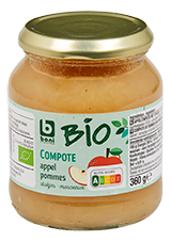 COMPOTE POMME MORCEAUX 360G BIO