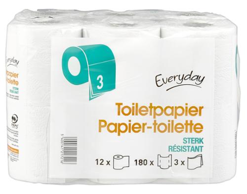 PAPIER TOILETTE 12up/paquet EVER