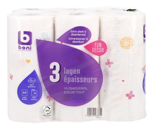 PAPIER ESSUIS TOUT DECOR 6up/paquet