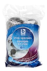 EPONGE INOX 6up/paquet BONI