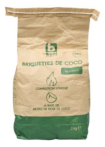 CHARBON LONGUE DUREE SAC 3KG BONI
