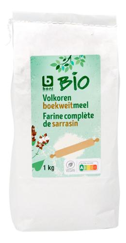 FARINE BLE NOIR SARRASIN COMPLET 1KG BIO