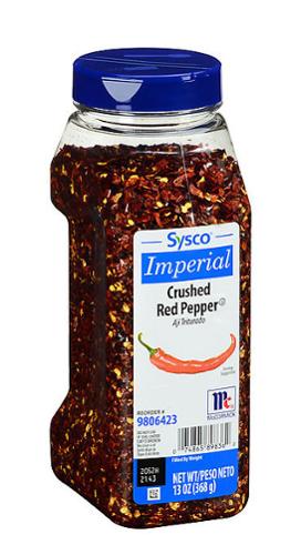 PIMENT CRUSHED RED PEPPER 368GX6 sysco