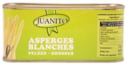 ASPERGE BLANCHE 25/34 Cal Moyen 720mlx12