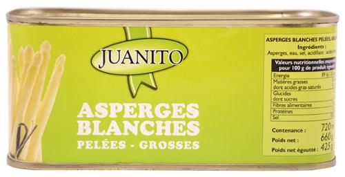 ASPERGE BLANCHE 25/34 Cal Moyen 720mlx12