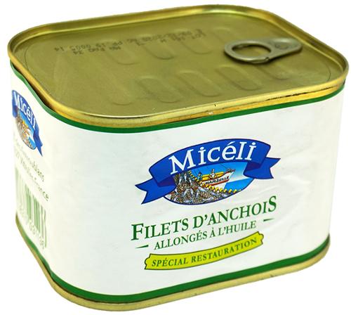 FILET ANCHOIS ALLONGES MICEL 800G X12