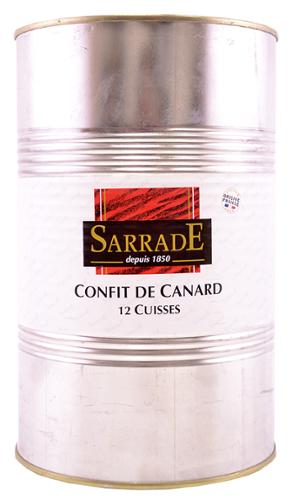 CONFIT CANARD 12 CUISSES IGP BT 5/1x3