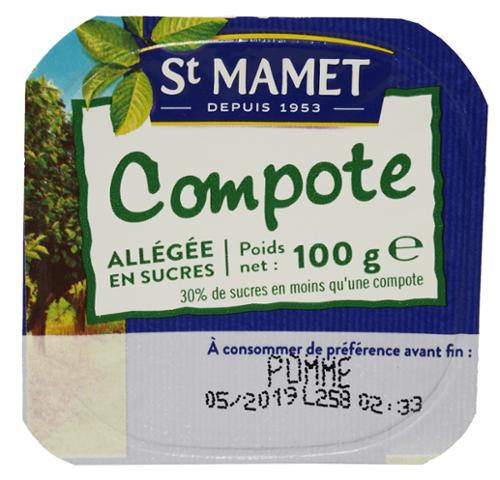 COMPOTE 100g POMME 100GX120# StMamet