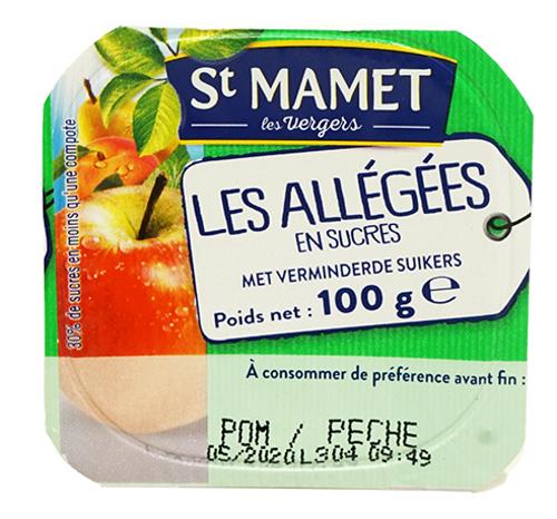 COMPOTE 100g POMME/POIRE 100GX120#