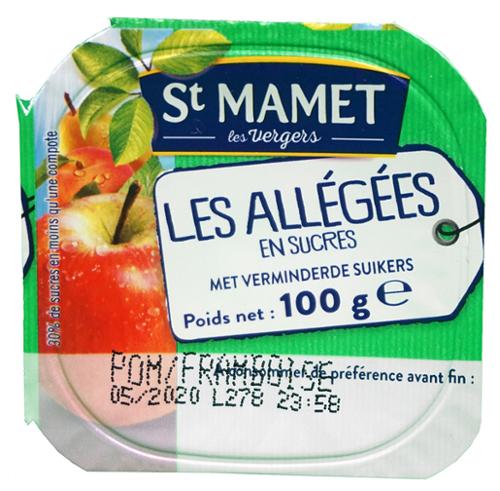 COMPOTE 100G POMME/FRAMBOISE 100GX120#