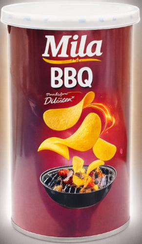 CHIPS TUBO BBQ 45GX48 MILA