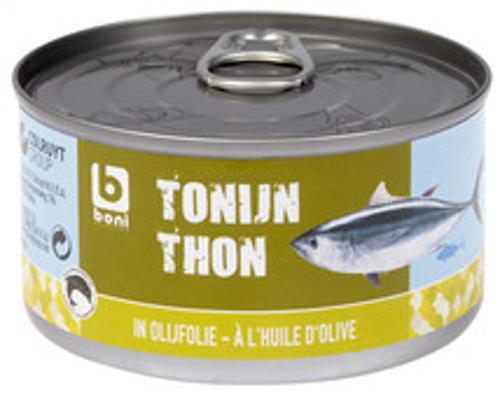 THON A L'HUILE OLIVE 195G BONI X48