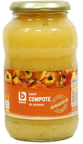 COMPOTE POMME MORCEAUX 570G BONI
