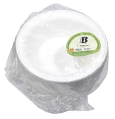 BOL SALADE BAGASSE BLANC 950ML pqt50 Ø21