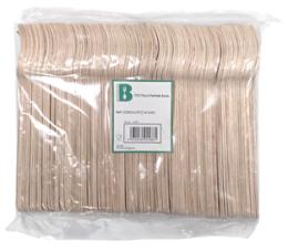 COUVERT BOIS FOURCHETTE 16CMX100 X10