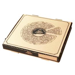 BOITE PIZZA 40X40 X4CM PQT 100UP woodb