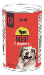 CHIEN 1/2 TERRINE BOEUF LEGUME BONI