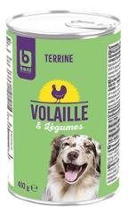 CHIEN 1/2 TERRINE VOLAILLE LEGUMES  BONI