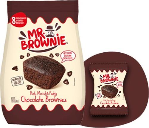 BISC  BROWNIE CHOCOLAT ls 200g (8PC=200g