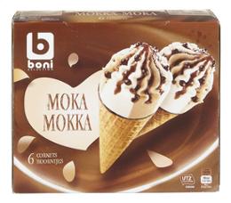 BONI GLACE MOKA CORNET 120ML 6PC