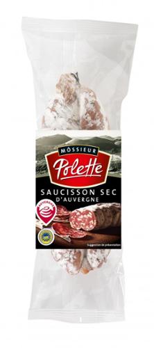 SAUCISSON SEC PUR PORC   300GR POLETTE