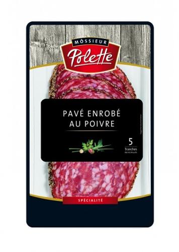 PAVE PUR PORC/POIVRE  5TR 90GRX12 POLETT