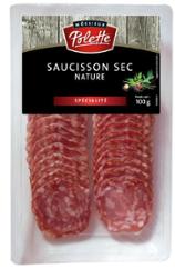 SAUCISSON  APERO NATURE 100GRX12 POLETTE