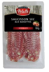 SAUCISSON  APERO NOISETTE 100GRX12 POLET
