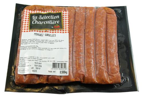 MERGUEZ VERITABLE BOEUF/AGNEA 500GX20