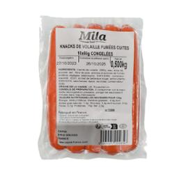 KNACK DE VOLAILLE 10X50G X16PQT MILA