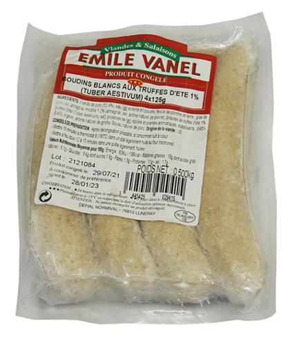 BOUDIN BLANC TRUFFE ETE 125GRX4