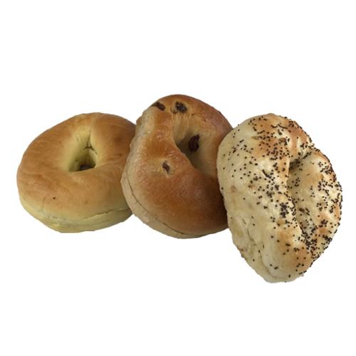 BAGEL ASSORT TRANCHE 85G 12PQT/6 PCE SYS