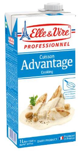 CREME CUISSON AVANTAGE 15% 1L ELLEVIR