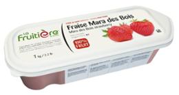 LA FRUITIERE PUREE DE FRAISE MARA 1KGX6