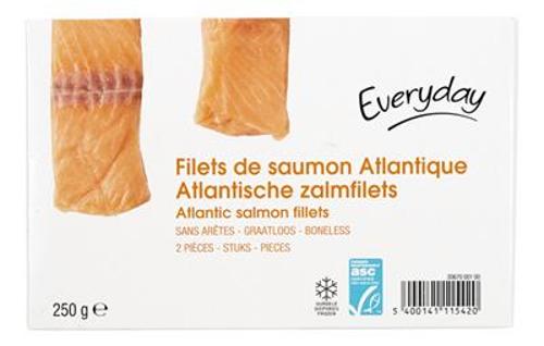 EVERYDAY FILET DE SAUMON 2x125G CTN25