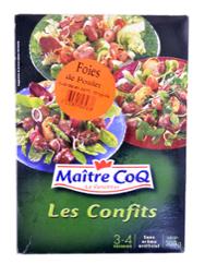 FOIE POULET CONFIT M.COQ 300G S/VIDE X12