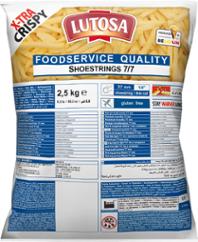 FRITE LUTOSA 7/7 2.5KGX4 SHOESTRINGS