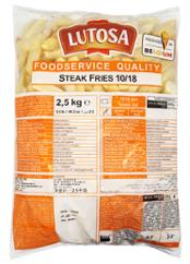 FRITE LUTOSA STEAK FRIES 10-18  2.5KGX4