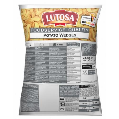 FRITE LUTOSA WEDGE  2.5KGX4 CAMPAGNARDE