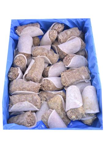 PAUPIETTE DINDE CRU 120G S/FICEL CTN 5KG