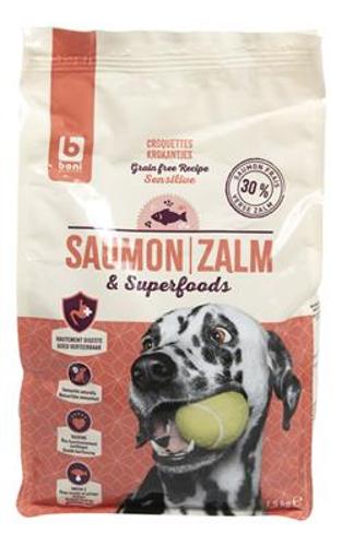 CHIEN CROQUETTE GF SAUMON 1,5KG