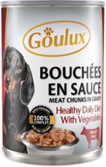 CHIEN 1/2 BOUCHEE BOEUF X24 GOULUX
