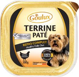 CHIEN BQT POULET  300G X18 GOULUX