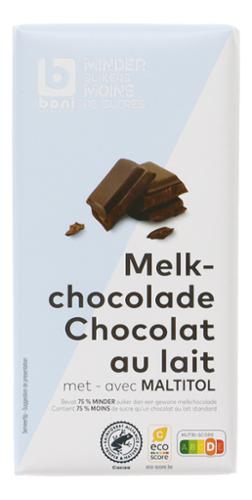 MALTITOL TABLET CHOCOLAT LAIT 85G X48