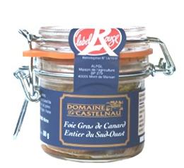 FOIE GRAS CANARD ENTIER LABEL ROUGE 80g