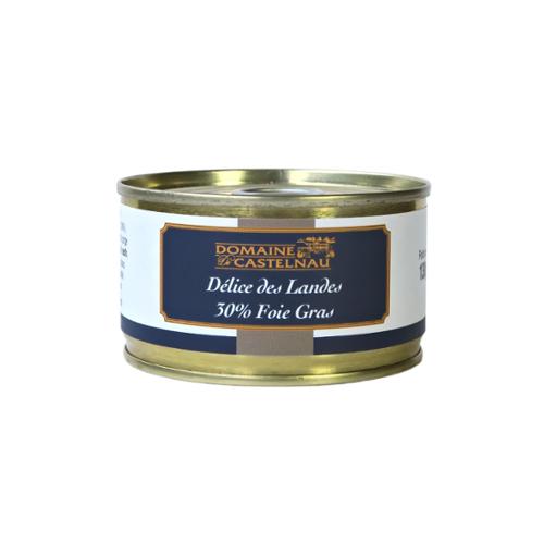 DELICE DES LANGES 30% FOIE GRAS 130g