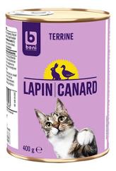 CHAT 1/2 TERRINE DUO CANARD/LAPIN X12
