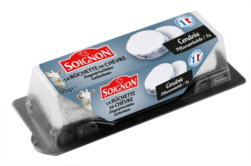 CHEVRE BUCHETTE CENDREE 125GR SOIGNON